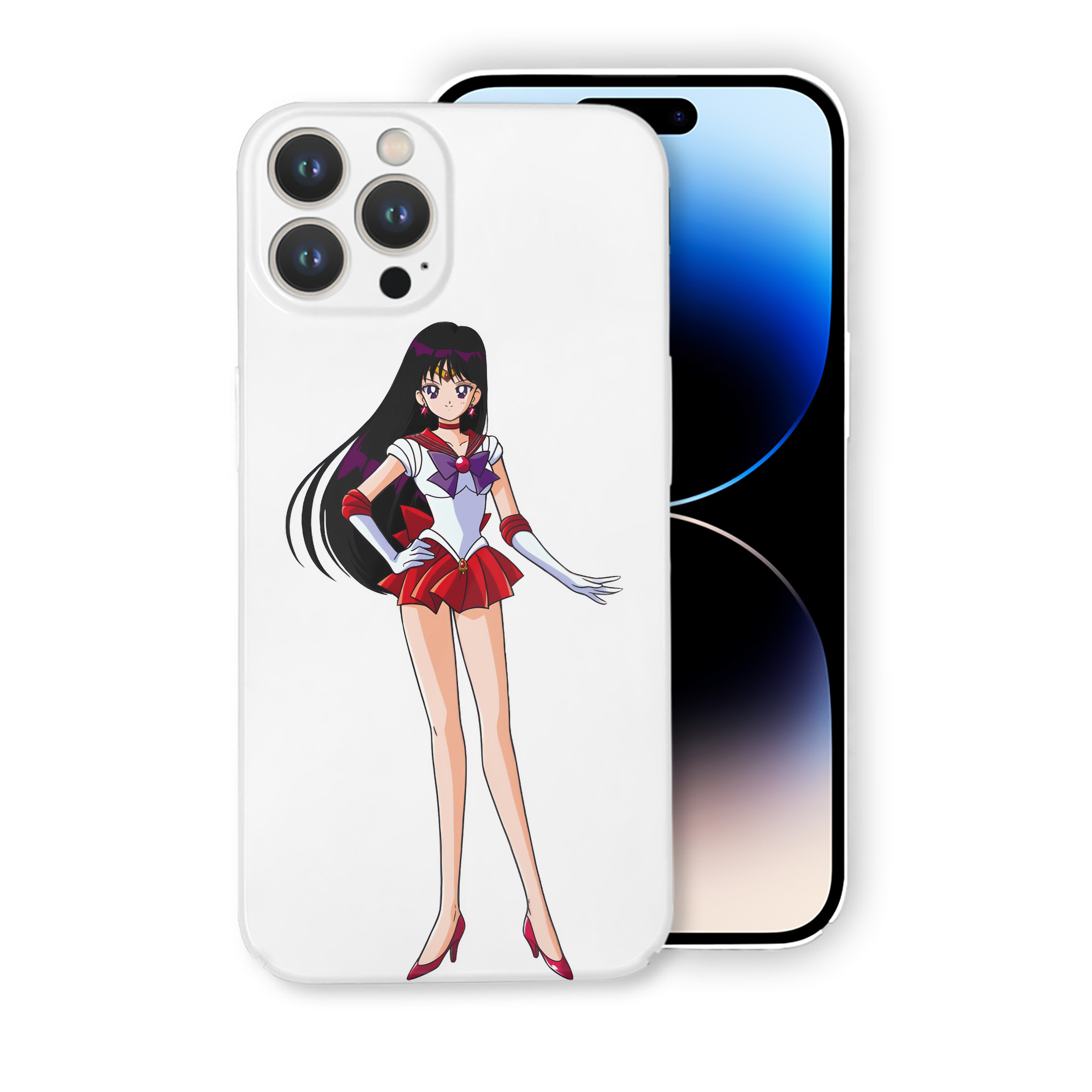 （画像用） 美少女戦士セーラームーン 火野レイ ひの レイ Sailor Moon Hino Rei （セーラーマーズ,Sailor Mars） 【iPhone 14シリーズ対応】ハードケース